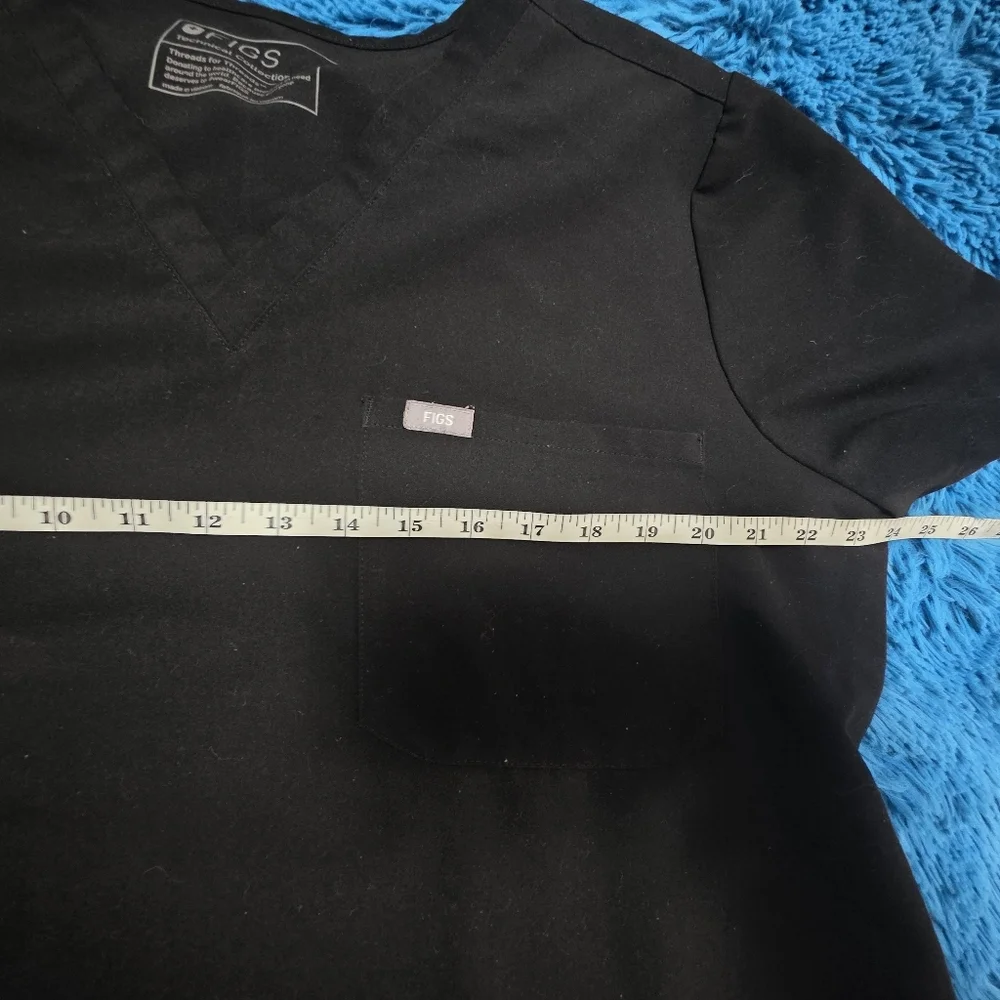 Figs Catarina Womens Scrub Top Black Size XXL/P - Picture 6 of 6